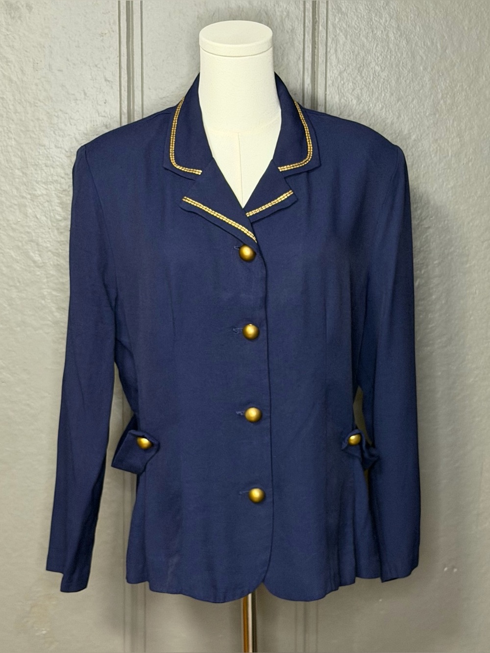Vintage Whirlaway Frocks Navy Blazer